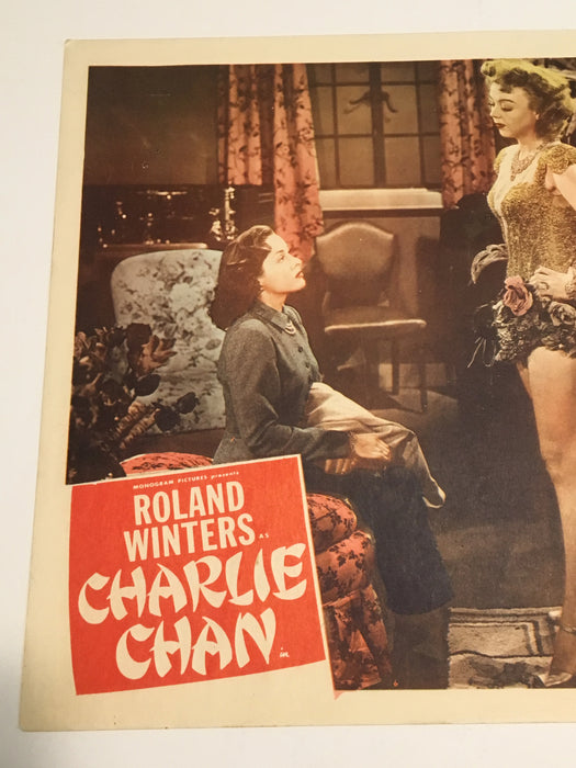 Original Charlie Chan - Sky Dragon Lobby Card #2 Roland Winters Mantan Moreland   - TvMovieCards.com