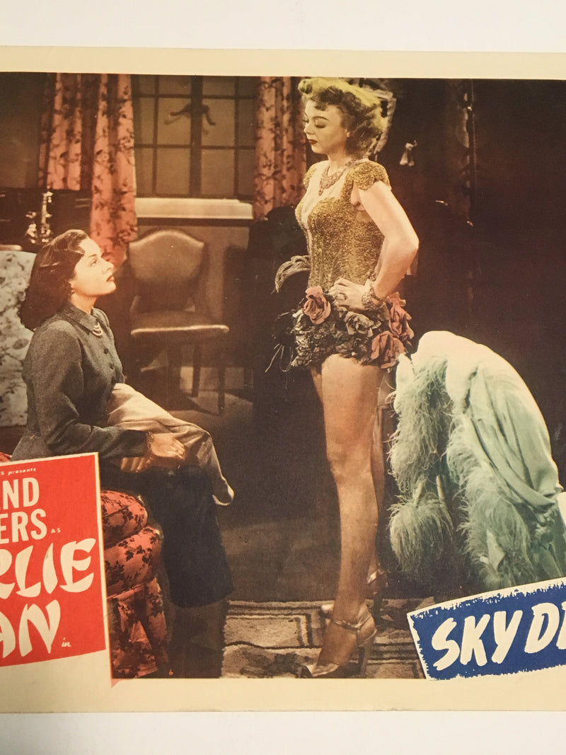 Original Charlie Chan - Sky Dragon Lobby Card #2 Roland Winters Mantan Moreland   - TvMovieCards.com