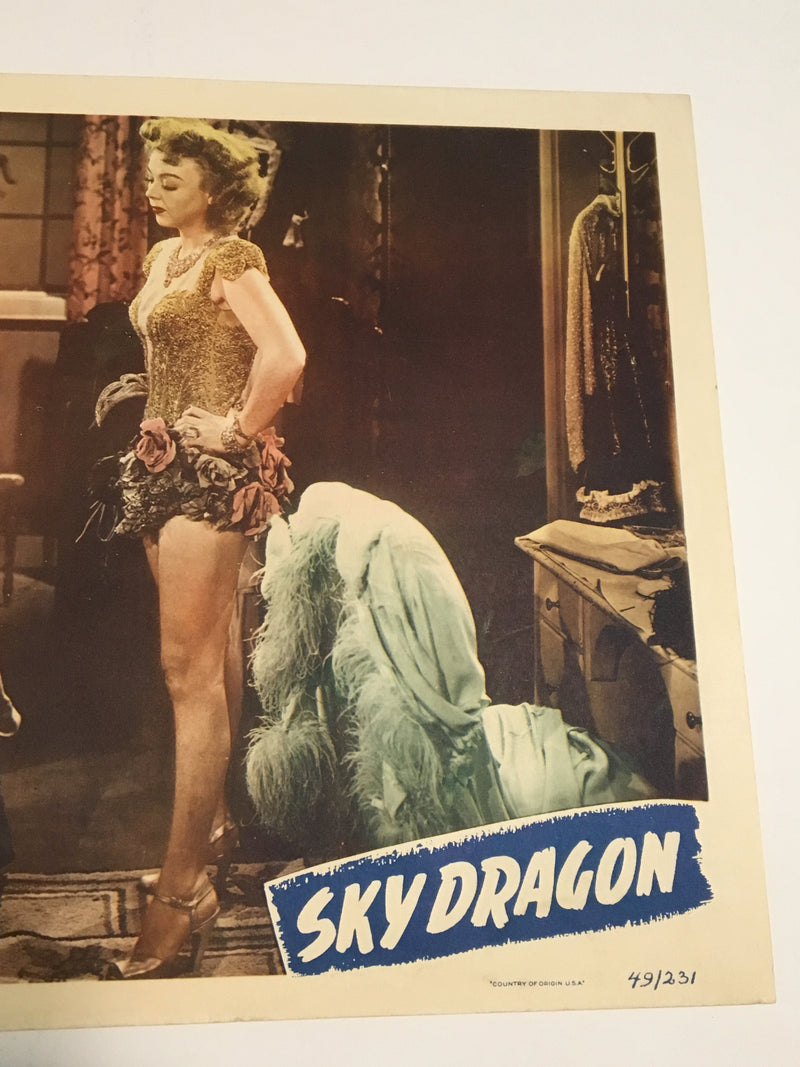 Original Charlie Chan - Sky Dragon Lobby Card #2 Roland Winters Mantan Moreland   - TvMovieCards.com