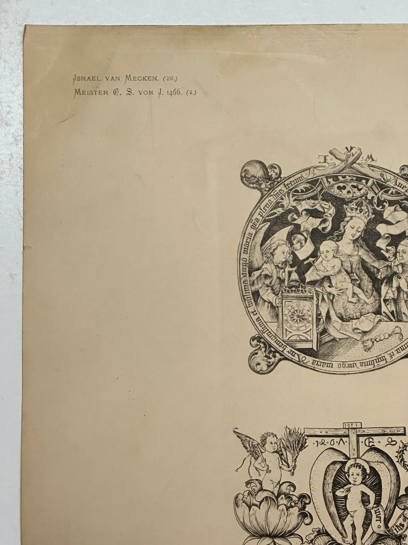 19th Century Decorative Art Ornament Lithograph Portfolio Print Germany 1877 #3   - TvMovieCards.com