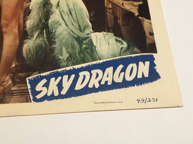 Original Charlie Chan - Sky Dragon Lobby Card #2 Roland Winters Mantan Moreland   - TvMovieCards.com