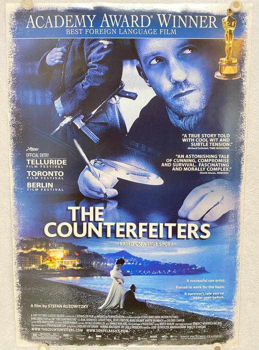 2007 The Counterfeiters 1SH Movie Poster 27 x 40 Karl Markovics August Diehl   - TvMovieCards.com