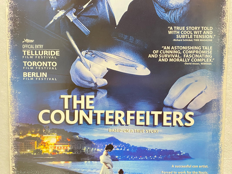 2007 The Counterfeiters 1SH Movie Poster 27 x 40 Karl Markovics August Diehl   - TvMovieCards.com