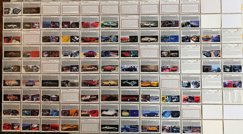 Vette Set - Corvette Base Card Set 100 Cards Collect-A-Card 1991   - TvMovieCards.com