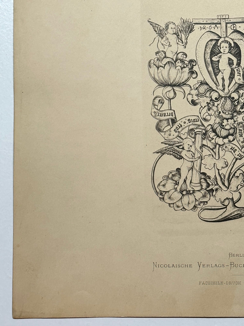19th Century Decorative Art Ornament Lithograph Portfolio Print Germany 1877 #3   - TvMovieCards.com