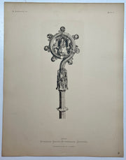 19th Century Decorative Art Ornament Lithograph Portfolio Print Germany 1877 #4   - TvMovieCards.com