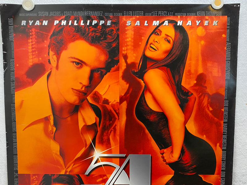 1998 "54" 1SH Movie Poster 27 x 40 Ryan Phillippe Salma Hayek Neve Campbell   - TvMovieCards.com