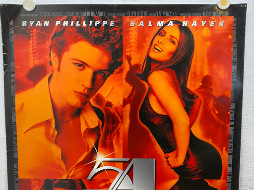 1998 "54" 1SH Movie Poster 27 x 40 Ryan Phillippe Salma Hayek Neve Campbell   - TvMovieCards.com