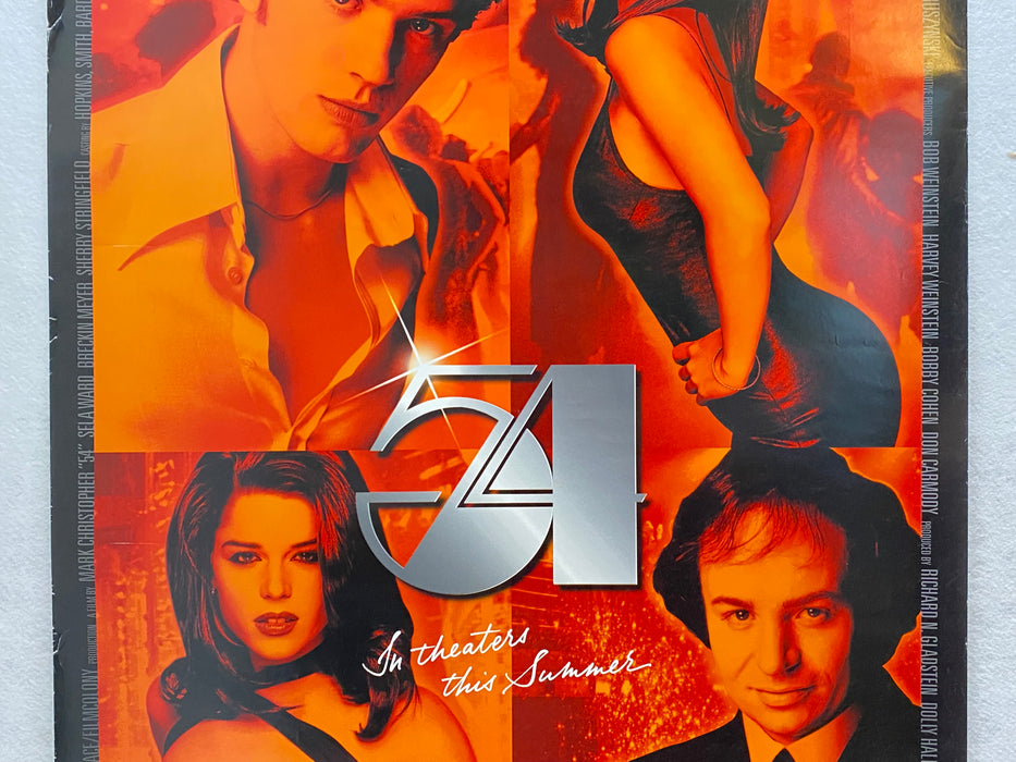 1998 "54" 1SH Movie Poster 27 x 40 Ryan Phillippe Salma Hayek Neve Campbell   - TvMovieCards.com