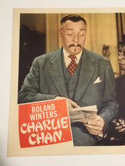 Original Charlie Chan - Sky Dragon Lobby Card #4 Roland Winters Mantan Moreland   - TvMovieCards.com