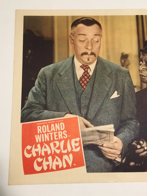 Original Charlie Chan - Sky Dragon Lobby Card #4 Roland Winters Mantan Moreland   - TvMovieCards.com