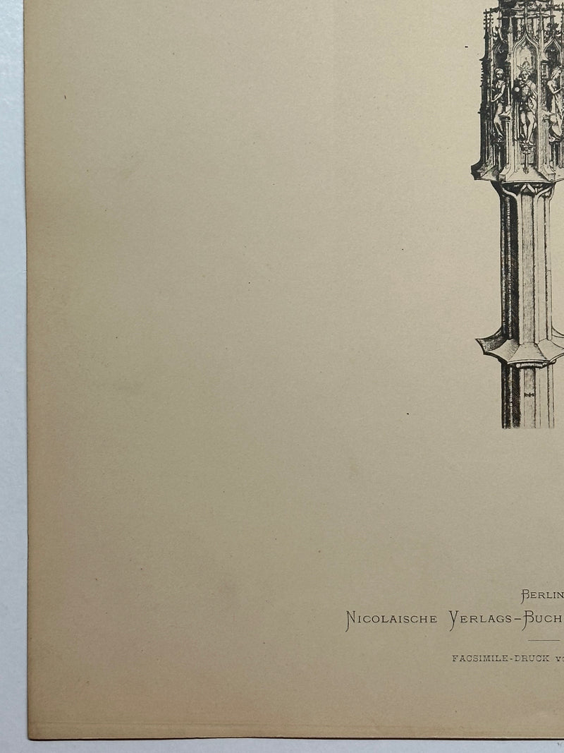 19th Century Decorative Art Ornament Lithograph Portfolio Print Germany 1877 #4   - TvMovieCards.com
