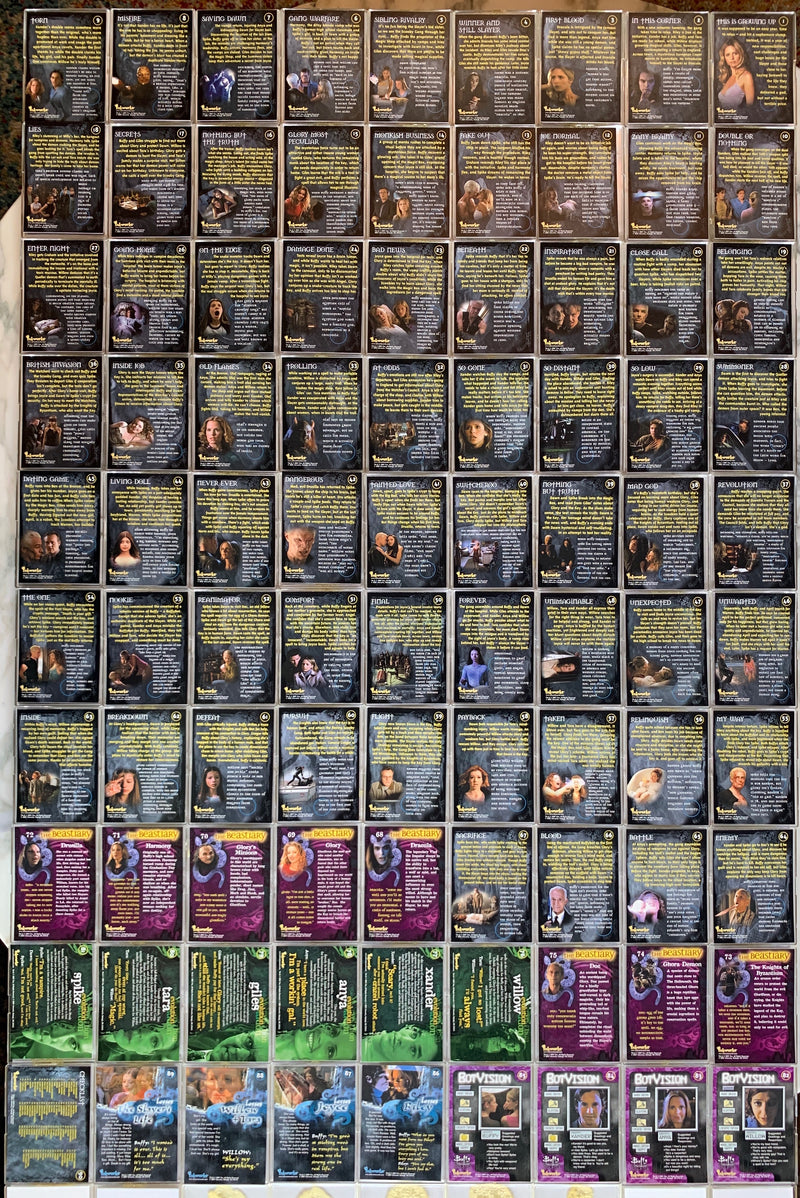 Buffy The Vampire Slayer Season 5 Base Card Set 90 Cards   - TvMovieCards.com