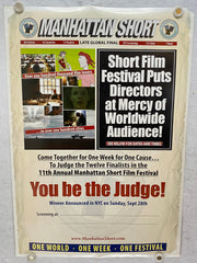 2009 Manhattan Short 11th Annual Film Festival Movie Poster 27 x 40   - TvMovieCards.com