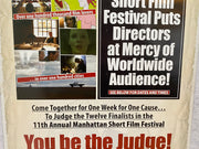 2009 Manhattan Short 11th Annual Film Festival Movie Poster 27 x 40   - TvMovieCards.com
