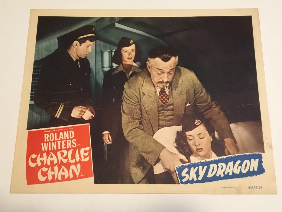 Original Charlie Chan - Sky Dragon Lobby Card #6 Roland Winters Mantan Moreland   - TvMovieCards.com