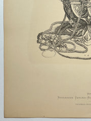 19th Century Decorative Art Ornament Lithograph Portfolio Print Germany 1877 #4   - TvMovieCards.com