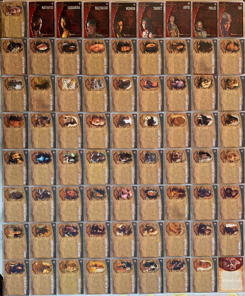 Scorpion King Movie Base Card Set 72 Cards Inkworks 2002 - TvMovieCards.com