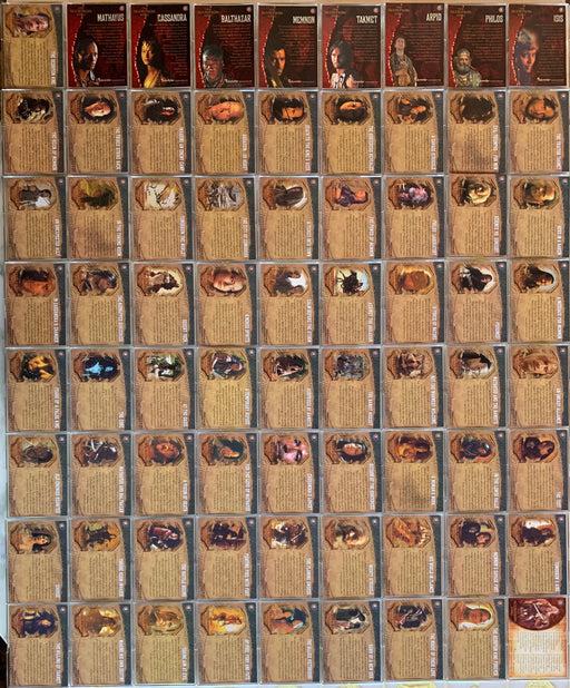Scorpion King Movie Base Card Set 72 Cards Inkworks 2002 - TvMovieCards.com