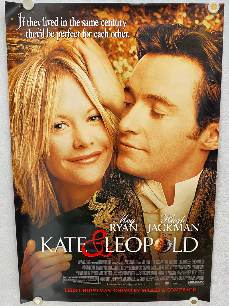 2001 Kate & Leopold 1SH D/S Movie Poster 27x40 Meg Ryan Hugh Jackman   - TvMovieCards.com