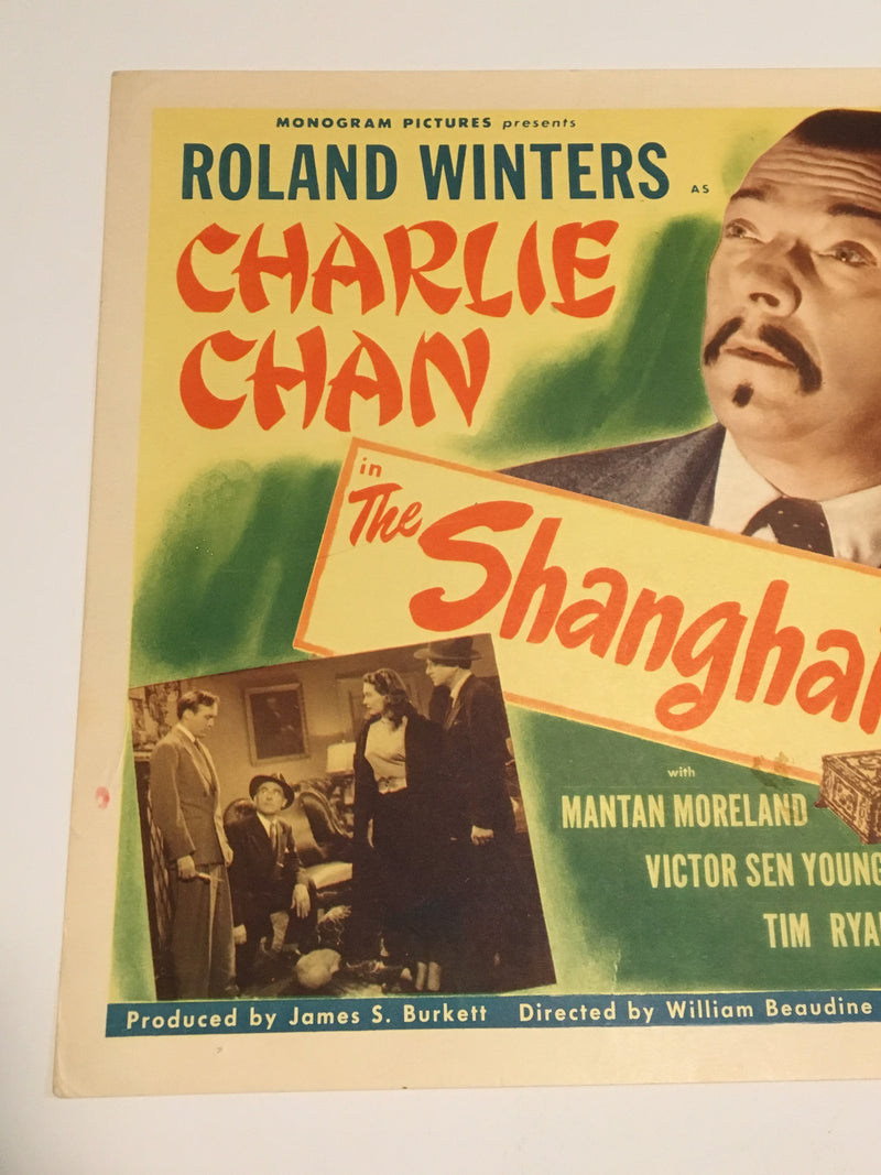 Original Charlie Chan - Shanghai Chest Lobby Card #1 Roland Winters Moreland   - TvMovieCards.com