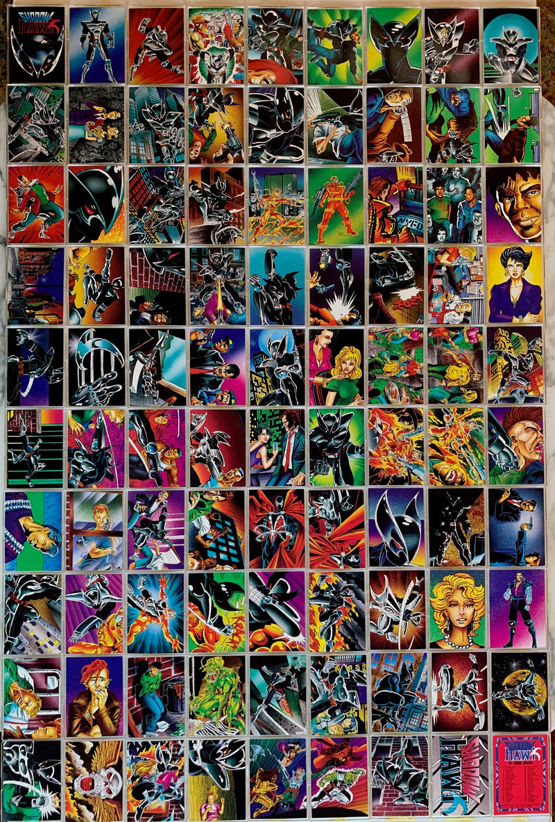 Shadowhawk Base Card Set 90 Cards Comic Images 1992 Shadow Hawk   - TvMovieCards.com