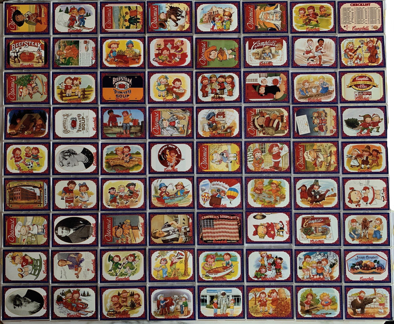 Campbell's Soup Base Card Set 72 Cards Collect-a-Card 1995   - TvMovieCards.com