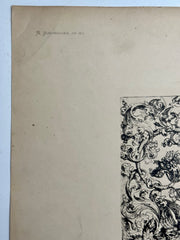 19th Century Decorative Art Ornament Lithograph Portfolio Print Germany 1877 #7   - TvMovieCards.com