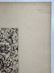 19th Century Decorative Art Ornament Lithograph Portfolio Print Germany 1877 #7   - TvMovieCards.com