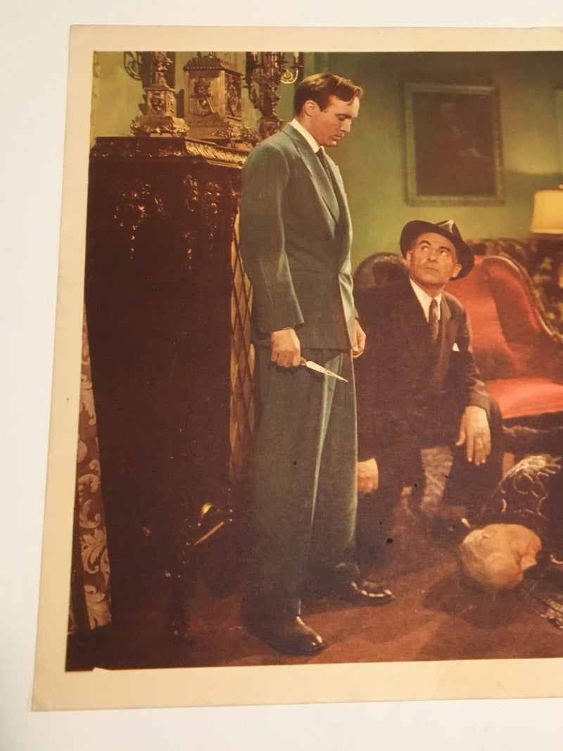Original Charlie Chan - Shanghai Chest Lobby Card #4 Roland Winters Moreland   - TvMovieCards.com