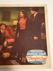 Original Charlie Chan - Shanghai Chest Lobby Card #4 Roland Winters Moreland   - TvMovieCards.com