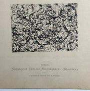 19th Century Decorative Art Ornament Lithograph Portfolio Print Germany 1877 #7   - TvMovieCards.com