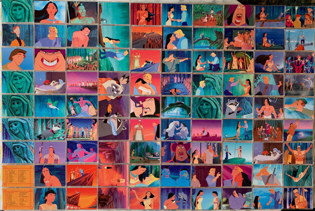 Pocahontas Disney Movie Base Card Set 102 Cards Skybox 1995   - TvMovieCards.com