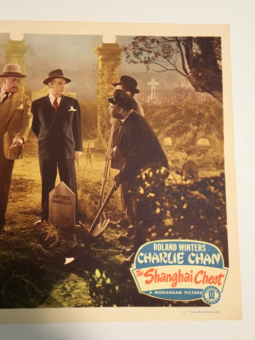 Original Charlie Chan - Shanghai Chest Lobby Card #7 Roland Winters Moreland   - TvMovieCards.com