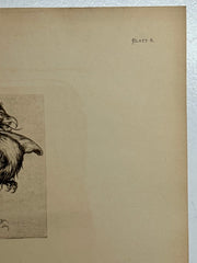 19th Century Decorative Art Ornament Lithograph Portfolio Print Germany 1877 #8   - TvMovieCards.com