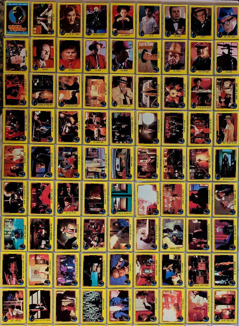 Dick Tracy Movie Base Card Set 88 Cards Topps 1990 - TvMovieCards.com