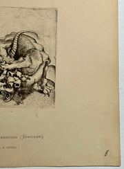 19th Century Decorative Art Ornament Lithograph Portfolio Print Germany 1877 #8   - TvMovieCards.com