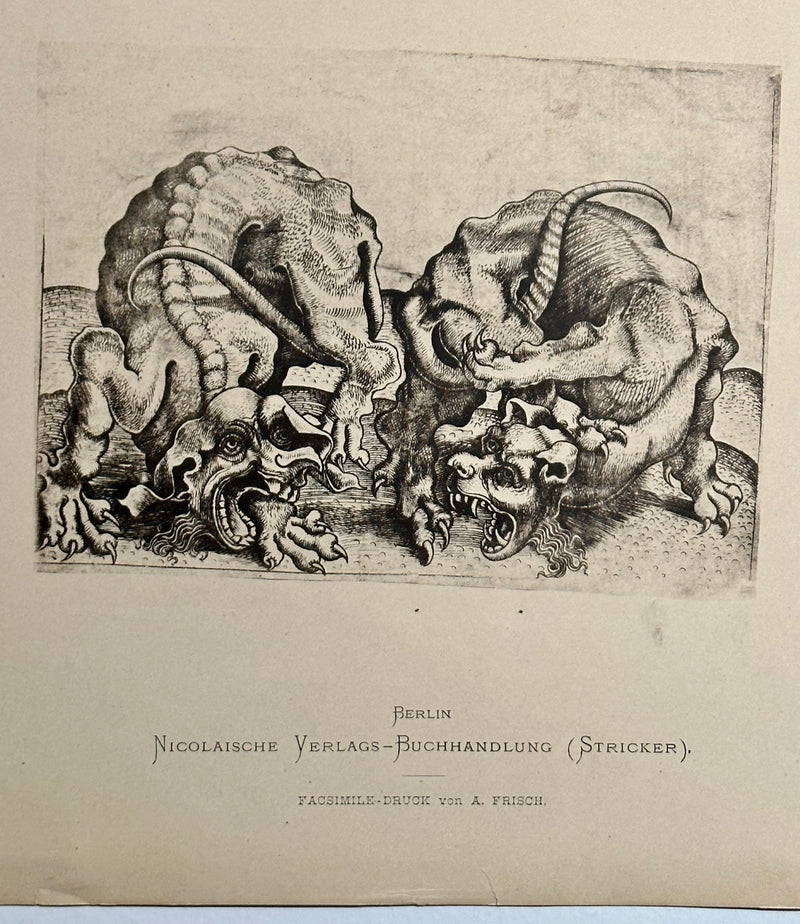 19th Century Decorative Art Ornament Lithograph Portfolio Print Germany 1877 #8   - TvMovieCards.com