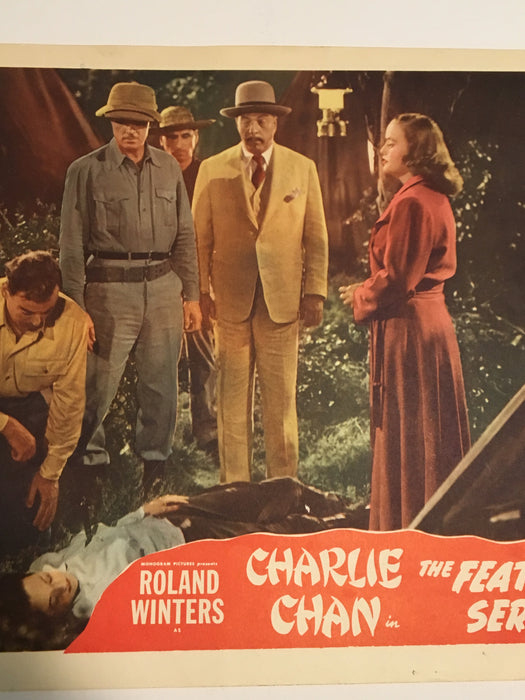 Original Charlie Chan - Feathered Serpent Lobby Card Roland Winters Moreland   - TvMovieCards.com