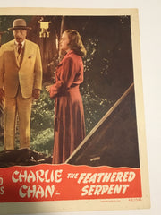 Original Charlie Chan - Feathered Serpent Lobby Card Roland Winters Moreland   - TvMovieCards.com