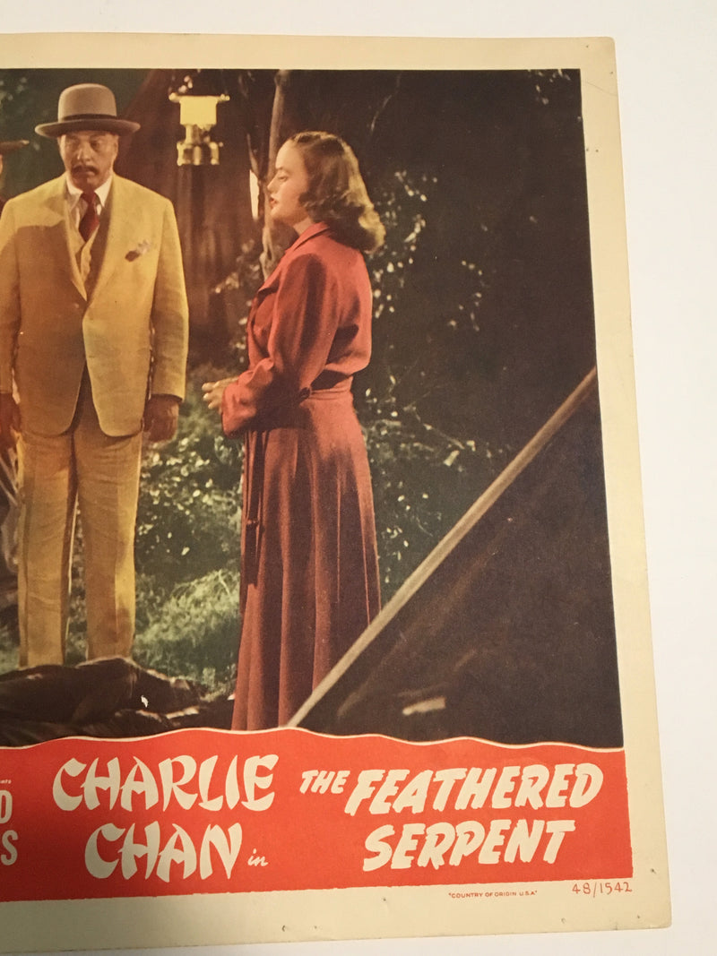 Original Charlie Chan - Feathered Serpent Lobby Card Roland Winters Moreland   - TvMovieCards.com