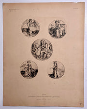19th Century Decorative Art Ornament Lithograph Portfolio Print Germany 1877 #9   - TvMovieCards.com