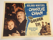Original Charlie Chan - The Golden Eye Lobby Card #1 Roland Winters Moreland   - TvMovieCards.com