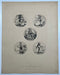 19th Century Decorative Art Ornament Lithograph Portfolio Print Germany 1877 #10   - TvMovieCards.com