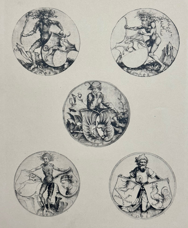 19th Century Decorative Art Ornament Lithograph Portfolio Print Germany 1877 #10   - TvMovieCards.com