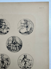 19th Century Decorative Art Ornament Lithograph Portfolio Print Germany 1877 #10   - TvMovieCards.com