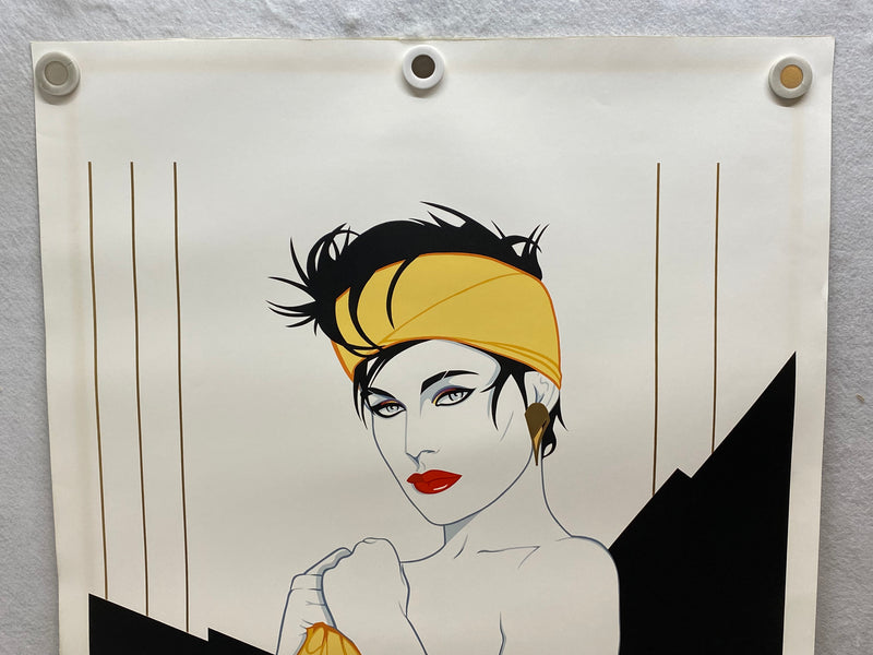 Steve Leal Yellow Bandana Like Patrick Nagel Art Poster Print 24 x 35   - TvMovieCards.com