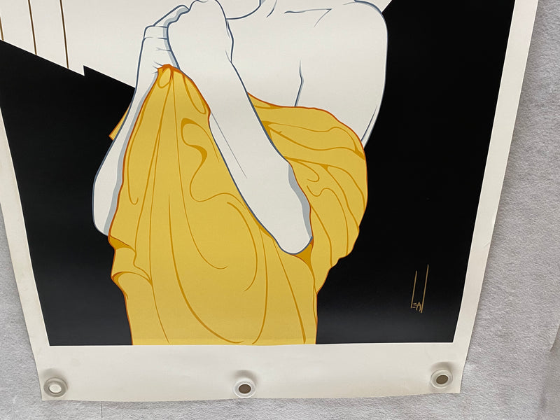 Steve Leal Yellow Bandana Like Patrick Nagel Art Poster Print 24 x 35   - TvMovieCards.com