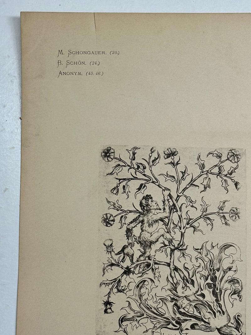 19th Century Decorative Art Ornament Lithograph Portfolio Print Germany 1877 #11   - TvMovieCards.com
