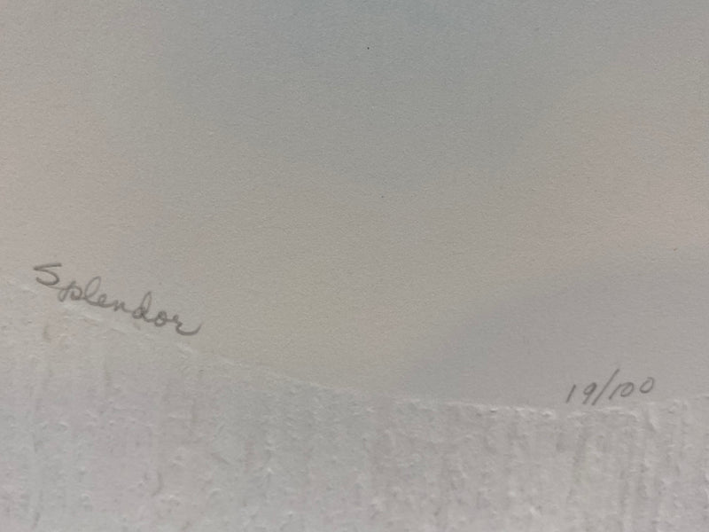 Ginger Osgood "Splendor" S/N 19/100 Lithograph Art ImPrint 30 x 42   - TvMovieCards.com